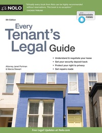 Omslagafbeelding: Every Tenant's Legal Guide 8th edition 9781413321364