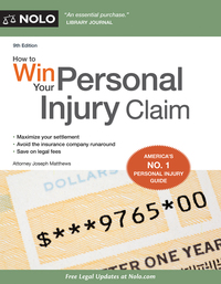 Titelbild: How to Win Your Personal Injury Claim 9th edition 9781413321500