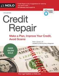 Cover image: Credit Repair: Make a Plan, Improve Your Credit, Avoid Scams 12th edition 9781413321548