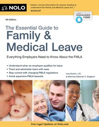 صورة الغلاف: Essential Guide to Family & Medical Leave, The 4th edition 9781413321661