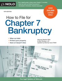 Imagen de portada: How to File for Chapter 7 Bankruptcy 19th edition 9781413321944