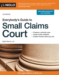 Imagen de portada: Everybody's Guide to Small Claims Court 16th edition 9781413322170