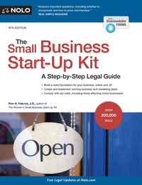表紙画像: Small Business Start-Up Kit, The: A Step-by-Step Legal Guide 9th edition 9781413322330