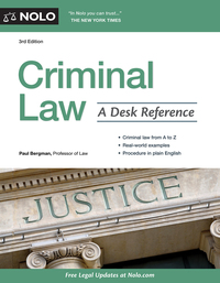 Cover image: Criminal Law 3rd edition 9781413322439