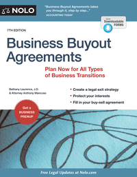 Imagen de portada: Business Buyout Agreements 7th edition 9781413322637