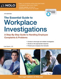 Cover image: Essential Guide to Workplace Investigations, The 4th edition 9781413322736
