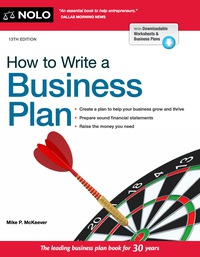Titelbild: How to Write a Business Plan 13th edition 9781413323191