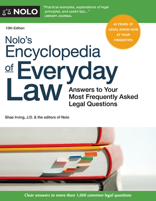 表紙画像: Nolo's Encyclopedia of Everyday Law 10th edition 9781413323436