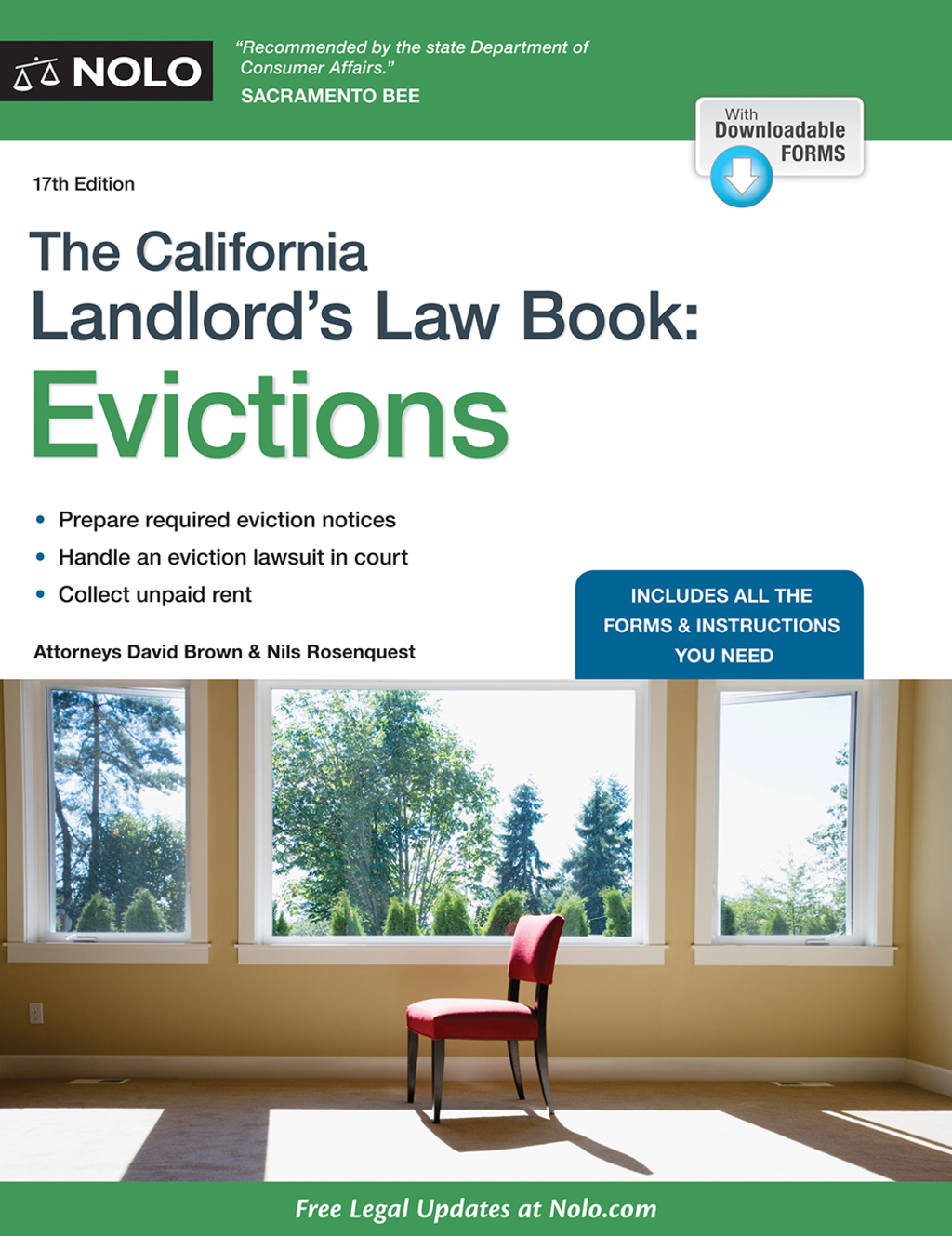 California Landlord’s Law Book, The Evictions 17th Edition