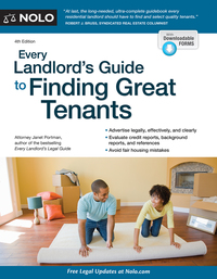 Imagen de portada: Every Landlord's Guide to Finding Great Tenants 4th edition 9781413323870