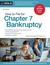 Omslagafbeelding: How to File for Chapter 7 Bankruptcy 20th edition 9781413324327