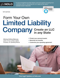 Cover image: Form Your Own Limited Liability Company 10th edition 9781413324402