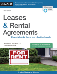 Imagen de portada: Leases & Rental Agreements 12th edition 9781413324501