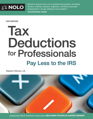 Cover image: Tax Deductions for Professionals 13th edition 9781413324600