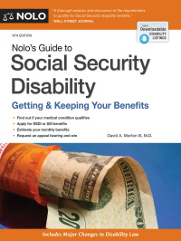 صورة الغلاف: Nolo's Guide to Social Security Disability 9th edition 9781413324846