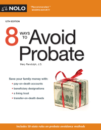 Immagine di copertina: 8 Ways to Avoid Probate 12th edition 9781413325133