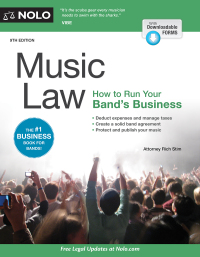 Imagen de portada: Music Law 9th edition 9781413325607