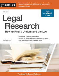 Imagen de portada: Legal Research 18th edition 9781413325645