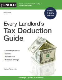 Cover image: Every Landlord's Tax Deduction Guide 15th edition 9781413325683