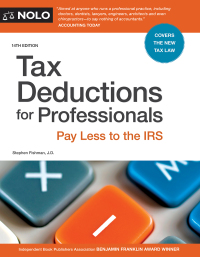 Titelbild: Tax Deductions for Professionals 14th edition 9781413325720