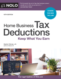 صورة الغلاف: Home Business Tax Deductions 15th edition 9781413325744