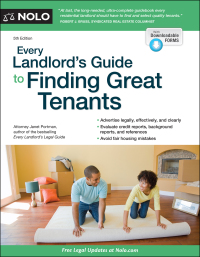 Immagine di copertina: Every Landlord's Guide to Finding Great Tenants 5th edition 9781413327526