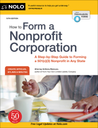 Cover image: How to Form a Nonprofit Corporation (National Edition) 15th edition 9781413328646