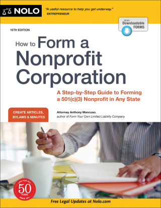 Omslagafbeelding: How to Form a Nonprofit Corporation (National Edition) 15th edition 9781413328646