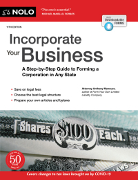 Imagen de portada: Incorporate Your Business 11th edition 9781413328769