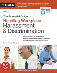 صورة الغلاف: Essential Guide to Handling Workplace Harassment & Discrimination, The 5th edition 9781413328943