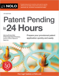 Omslagafbeelding: Patent Pending in 24 Hours 9th edition 9781413329186