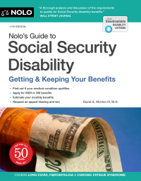 Omslagafbeelding: Nolo's Guide to Social Security Disability 11th edition 9781413329490