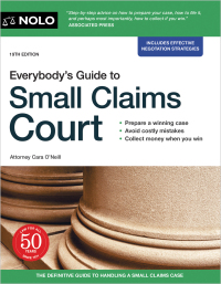 صورة الغلاف: Everybody's Guide to Small Claims Court 19th edition 9781413329537
