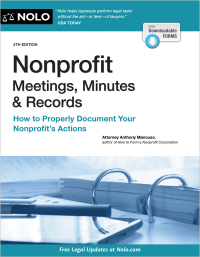 Imagen de portada: Nonprofit Meetings, Minutes & Records 4th edition 9781413330380