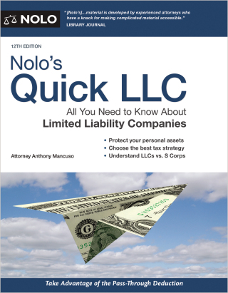 Cover image: Nolo's Quick LLC 12th edition 9781413330526