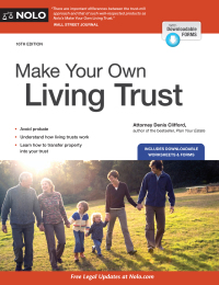 Cover image: Make Your Own Living Trust 16th edition 9781413330571