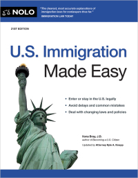 Imagen de portada: U.S. Immigration Made Easy 21st edition 9781413330717