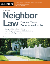 表紙画像: Neighbor Law 11th edition 9781413330854