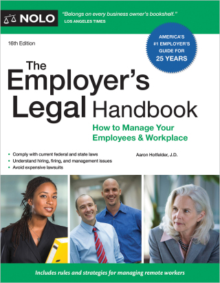 صورة الغلاف: Employer's Legal Handbook, The 16th edition 9781413330915