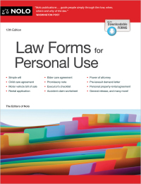 Omslagafbeelding: Law Forms for Personal Use 12th edition 9781413330939