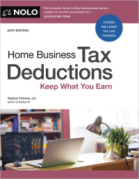 Cover image: Home Business Tax Deductions 20th edition 9781413331332