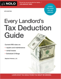 Cover image: Every Landlord's Tax Deduction Guide 20th edition 9781413331394