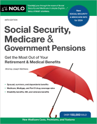 Imagen de portada: Social Security, Medicare & Government Pensions 29th edition 9781413331530