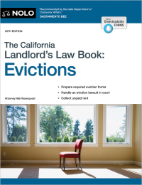Imagen de portada: The California Landlord's Law Book: Evictions 20th edition 9781413331820