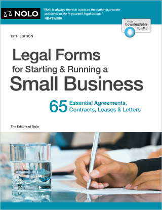 Cover image: Legal Forms for Starting & Running a Small Business 13th edition 9781413331943