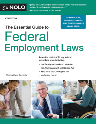 Cover image: The Essential Guide to Federal Employment Laws 8th edition 9781413332544