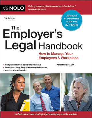 Cover image: The Employer's Legal Handbook 17th edition 9781413332643