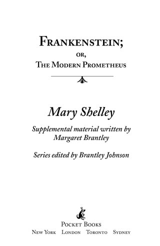Cover image: Frankenstein; or, The Modern Prometheus 9780743487580
