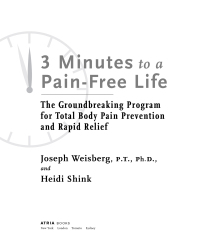Cover image: 3 Minutes to a Pain-Free Life 9780743476478