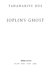 Cover image: Joplin's Ghost 9780743449045